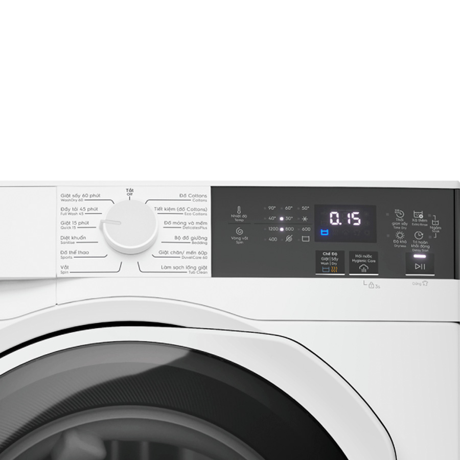 Máy giặt sấy Electrolux Inverter 9/6Kg EWW9024P3WC