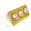 Đèn sưởi nhà tắm Kohn KP03G 3 bóng
