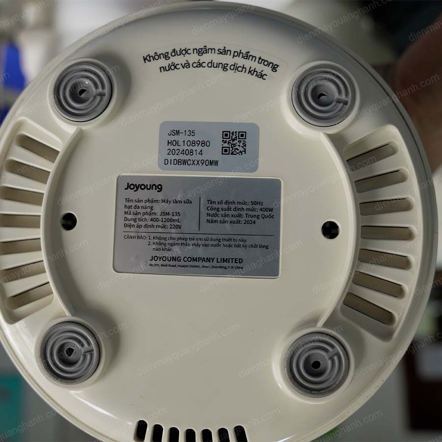 Ảnh thực tế Máy làm sữa hạt đa năng Joyoung JSM-135, dung tích cối 1.2L