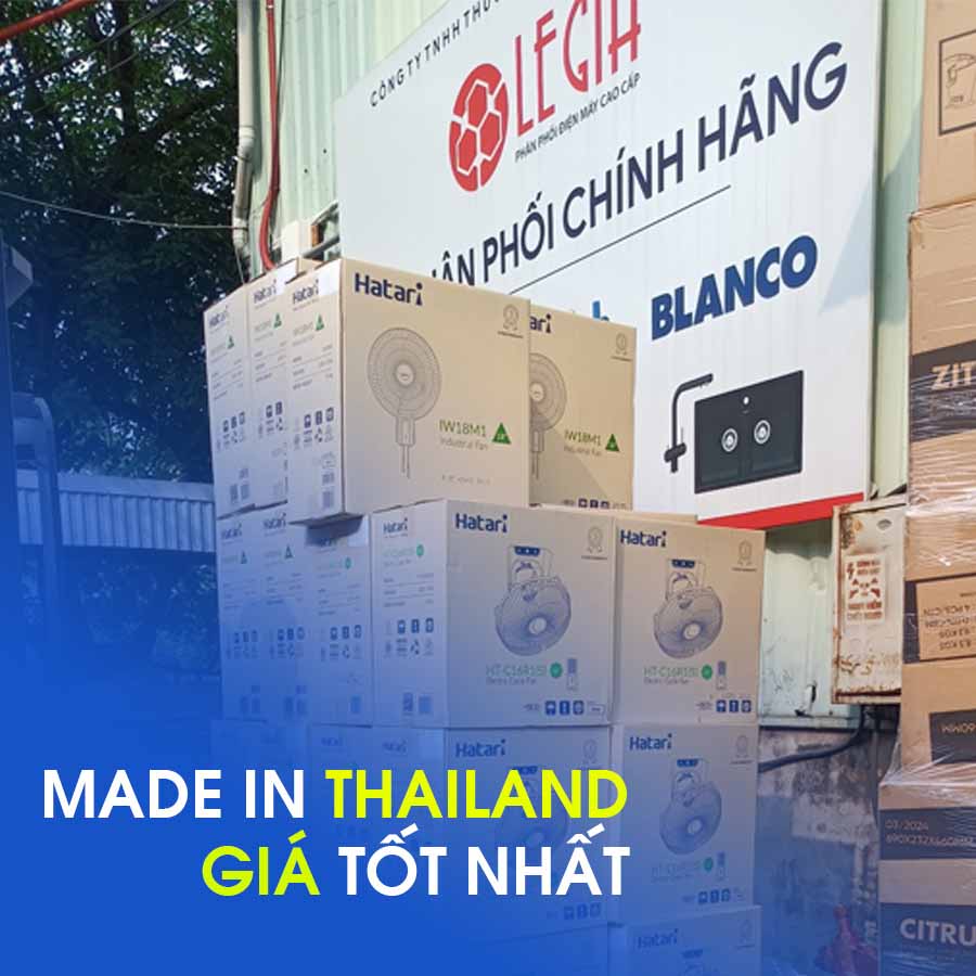 Ảnh thực tế Quạt đảo trần Thái Lan Hatari HT-C16R1 có điều khiển từ xa