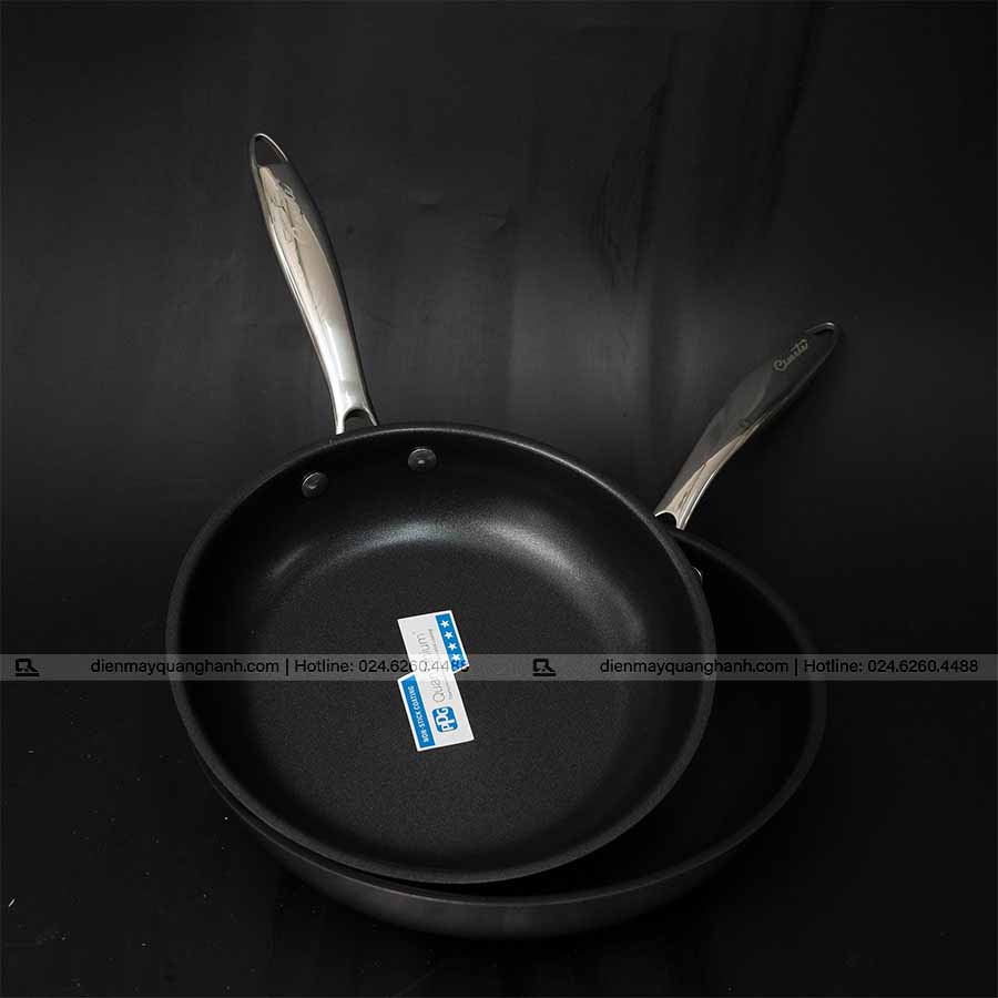 Ảnh thực tế Bộ nồi inox cao cấp Ciwete 7 món có xửng hấp (chảo chống dính) SS0103-11PC NEW-NS