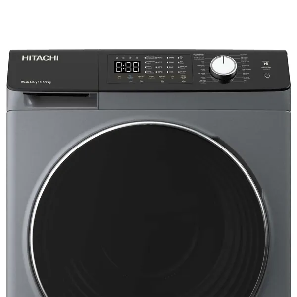 Máy giặt sấy Hitachi Inverter Giặt 10.5kg / Sấy 7kg BD-D1054HVOS