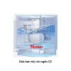 Máy rửa bát wifi 8 bộ sấy khí nóng Texgio TGWF68GB
