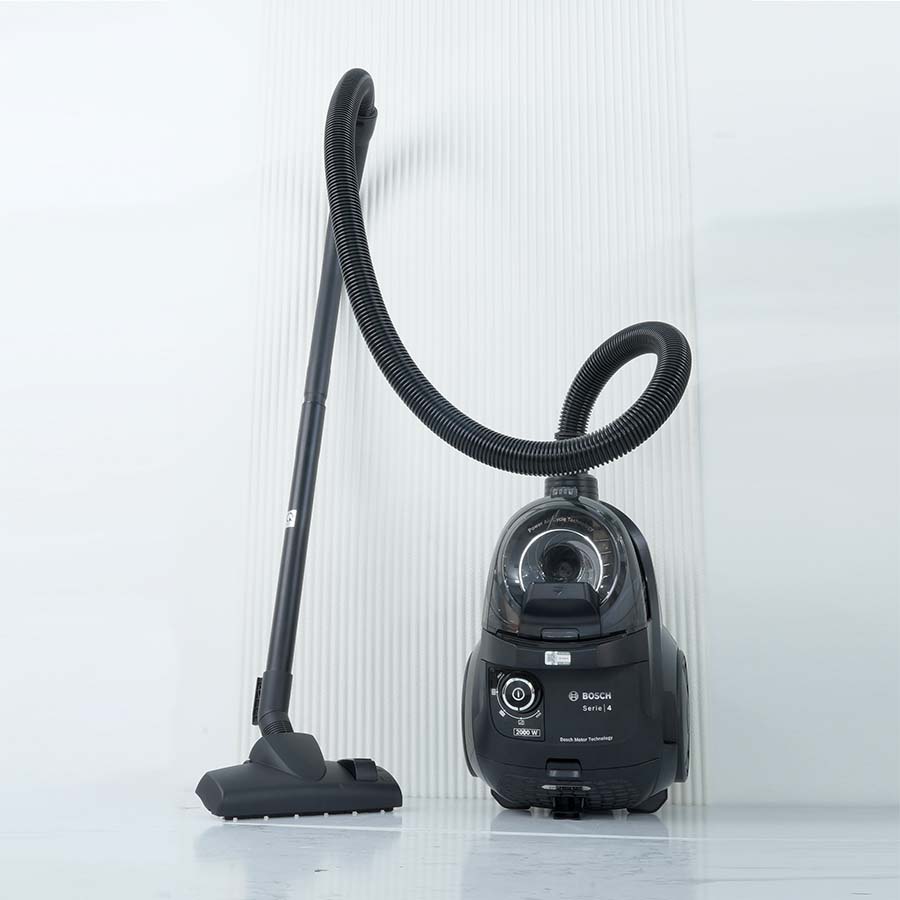 Ảnh thực tế Máy hút bụi có dây BOSCH BGS21WX100 Serie 4 công suất 2000W sản xuất tại Ba Lan