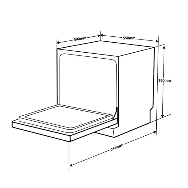 Máy rửa bát 10 bộ Hafele HDW-T5551B 538.21.340
