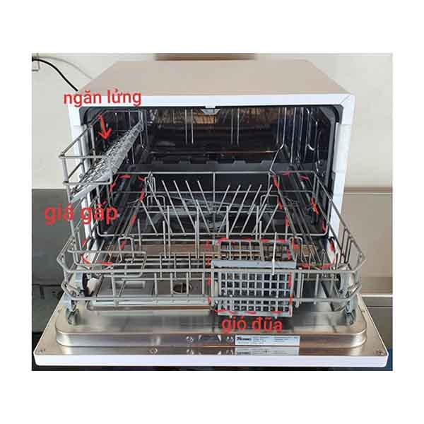 Máy rửa bát mini Texgio TG-DT2022A